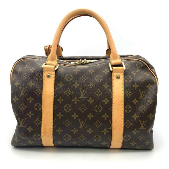 LOUIS VUITTON Brown Monogram Canvas Carryall Boston Bag - Picture 4 of 16
